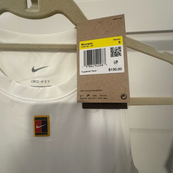 NWT - NIKE + Wimbledon NikeCourt Slam paneled Dri-FIT tennis dress (Size Small) - Picture 3 of 6